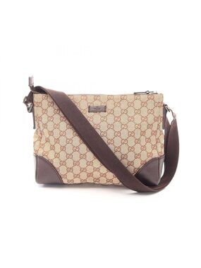 Gucci Shoulder Bag GG Canvas Beige